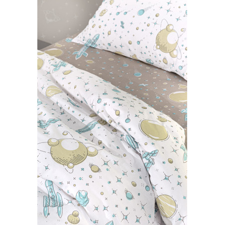 Σετ Παιδικά Σεντόνια Μονά 3 Τεμαχίων Guy Laroche Meteor 165x250