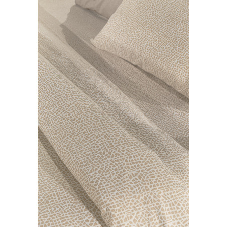 Σετ Σεντόνια Φανελένια Μονά 3 Τεμαχίων Guy Laroche Mira Mocca 170x265