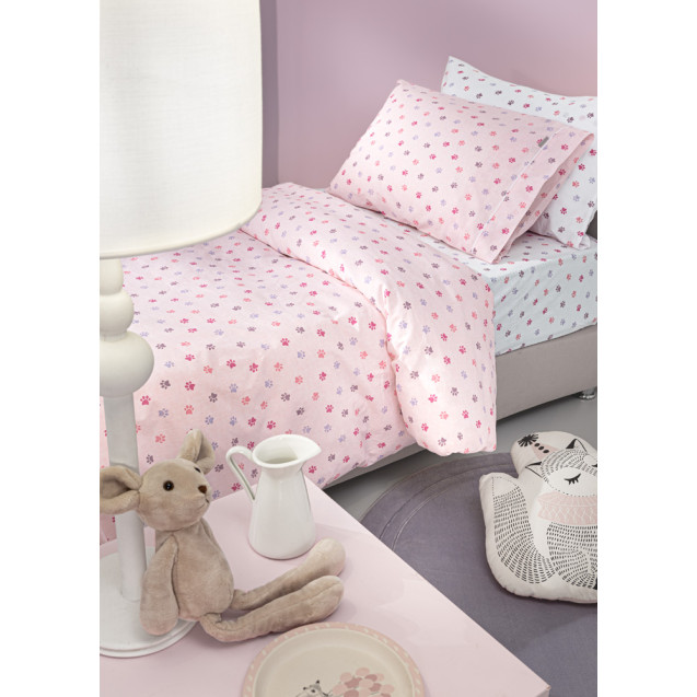 Σετ Παιδικά Σεντόνια Μονά με Λάστιχο 3 Τεμαχίων...