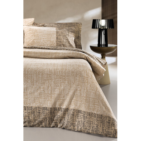 Σετ Σεντόνια Υπέρδιπλα 4 Τεμαχίων Guy Laroche Valley Toffee 240x265