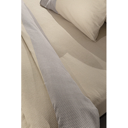 Σετ Σεντόνια Φανελένια King Size 4 Τεμαχίων Guy Laroche Verona Taupe 270x265