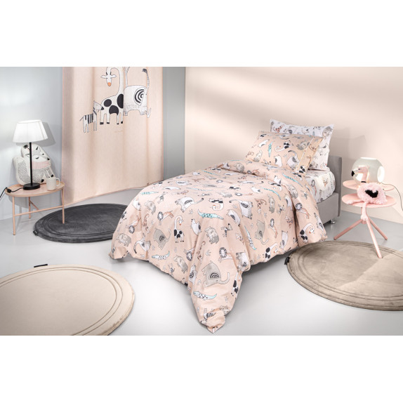 Σετ Παιδικά Σεντόνια Μονά 3 Τεμαχίων Guy Laroche Zootopia...