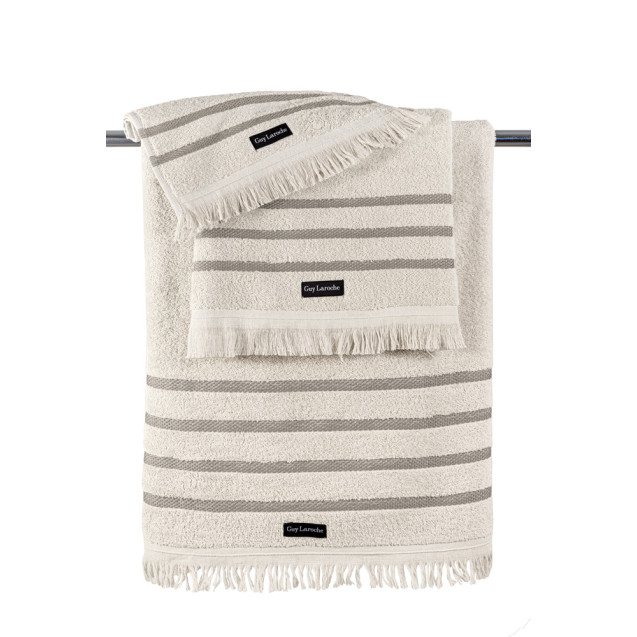 Σετ Πετσέτες 3 Τεμαχίων Guy Laroche Fabiana Cream