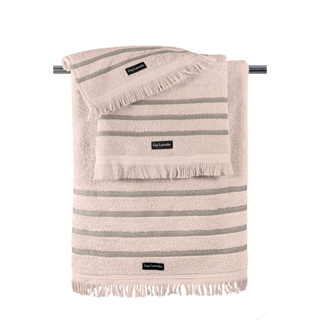 Σετ Πετσέτες 3 Τεμαχίων Guy Laroche Fabiana Pink