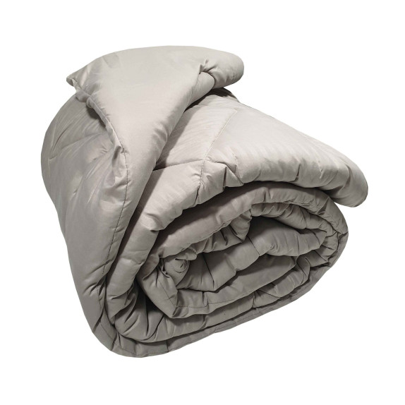 Πάπλωμα Μικροϊνών Stripe ΚΟΜΒΟΣ Beige Satin Stripe -...