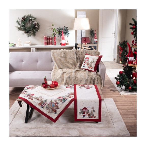 Καρέ & Τραβέρσα Teoran  Wells (Σετ 2τεμ-) - 100x100cm...