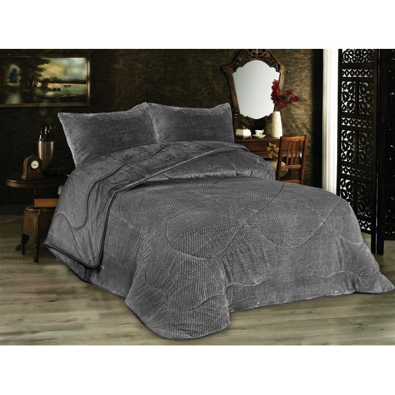 Κουβερτοπάπλωμα Μονό Dimcol 700 gsm 1950 Grey-Black 160x220
