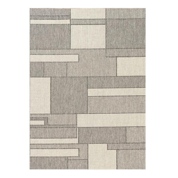 Χαλί New Plan Ethnik 1449D Grey 133x190