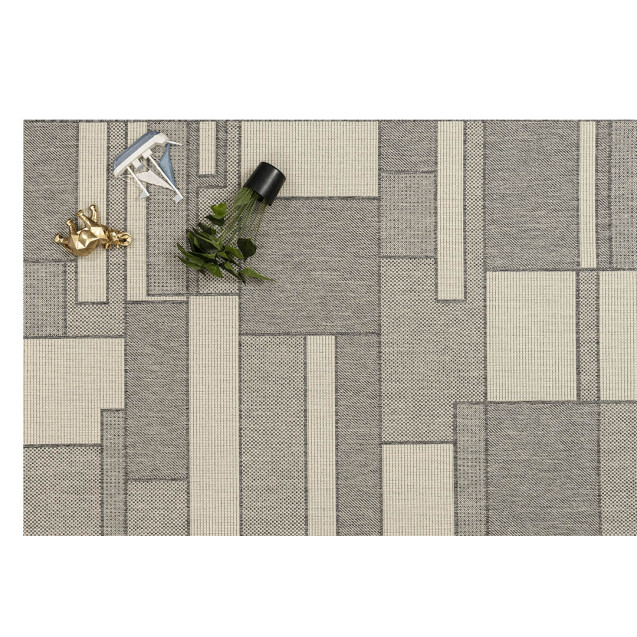 Χαλί New Plan Ethnik 1449D Grey 133x190