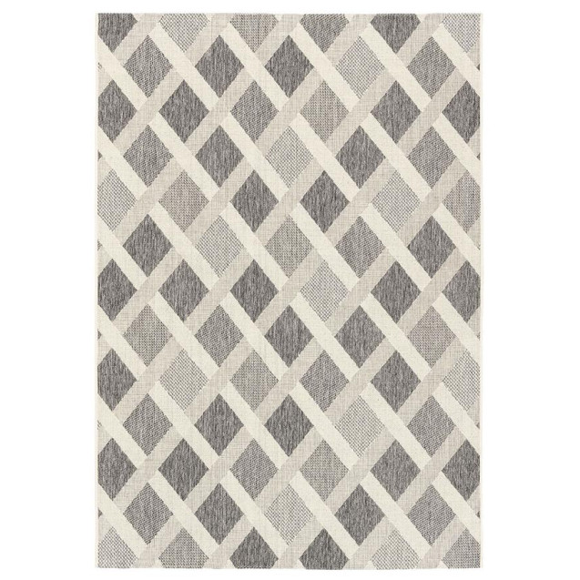 Χαλί New Plan Ethnik 3729D Grey 160x230