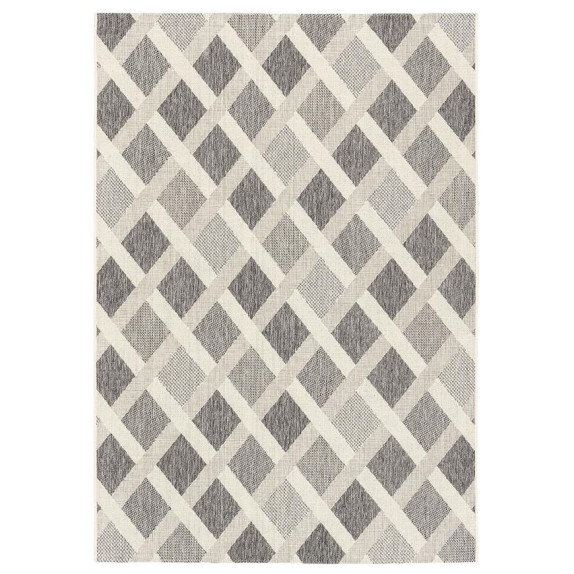 Χαλί New Plan Ethnik 3729D Grey 200x285