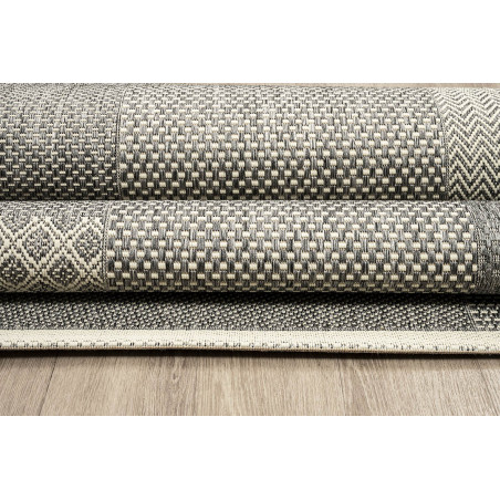 Χαλί New Plan Ethnik 4526D Grey 160x230