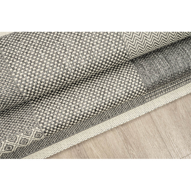 Χαλί New Plan Ethnik 4526D Grey 160x230