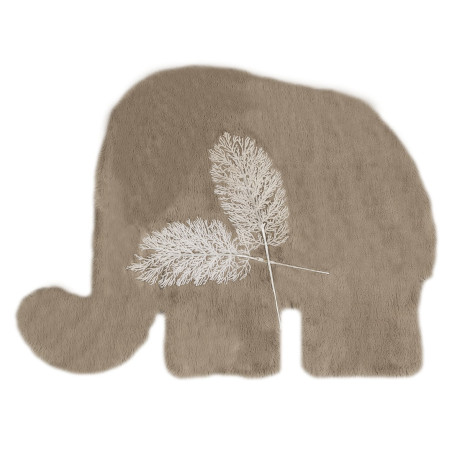 Χαλί New Plan Puffy Fc25 Taupe New Elephant Antislip 120x150