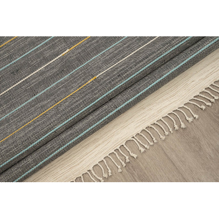 Χαλί New Plan Ribella Χειροποιητο 100 D.Grey 200x285