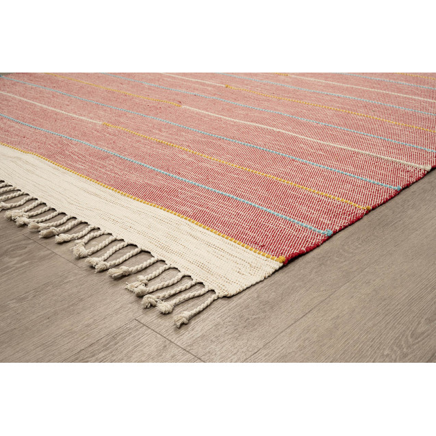 Χαλί New Plan Ribella Χειροποιητο 400 Red 070x140