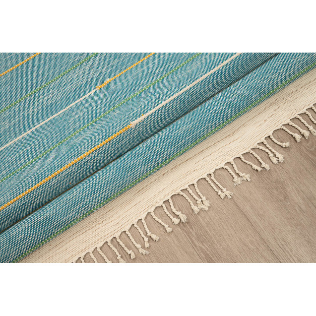 Χαλί New Plan Ribella Χειροποιητο 700 Blue 160x230