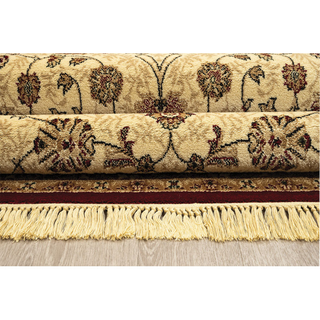 Χαλί New Plan Persia 1536 Burgundy Με Κροσσι...