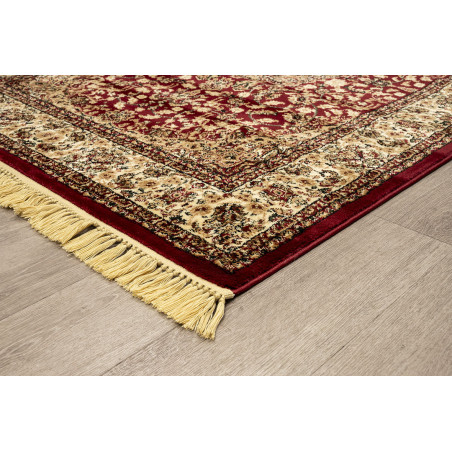 Χαλί New Plan Persia 5649 Burgundy Με Κροσσι 160x230