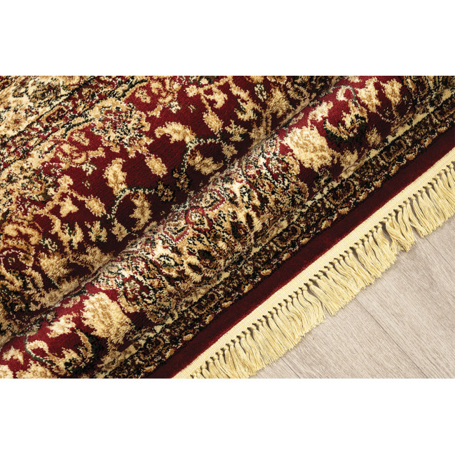 Χαλί New Plan Persia 5649 Burgundy Με Κροσσι...