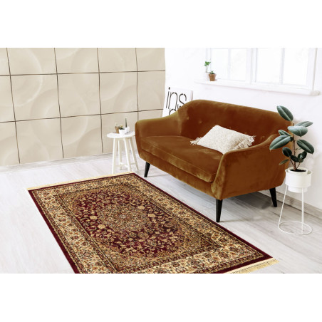 Χαλί New Plan Persia 5649 Burgundy Με Κροσσι 200x290