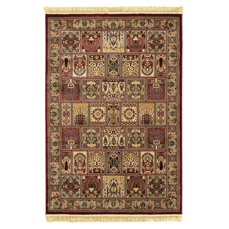 Χαλί New Plan Persia 6283 Burgundy Με Κροσσι 200x290