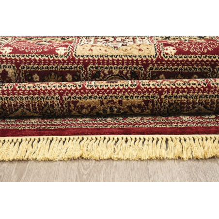 Χαλί New Plan Persia 6283 Burgundy Με Κροσσι 160x230