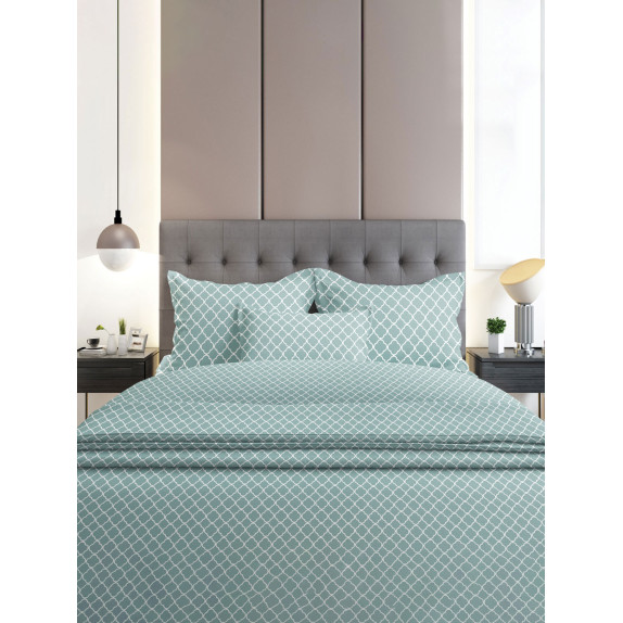 Σετ Σεντόνια Φανελένια Sunshine Home  530 Aqua Μονά 160x260