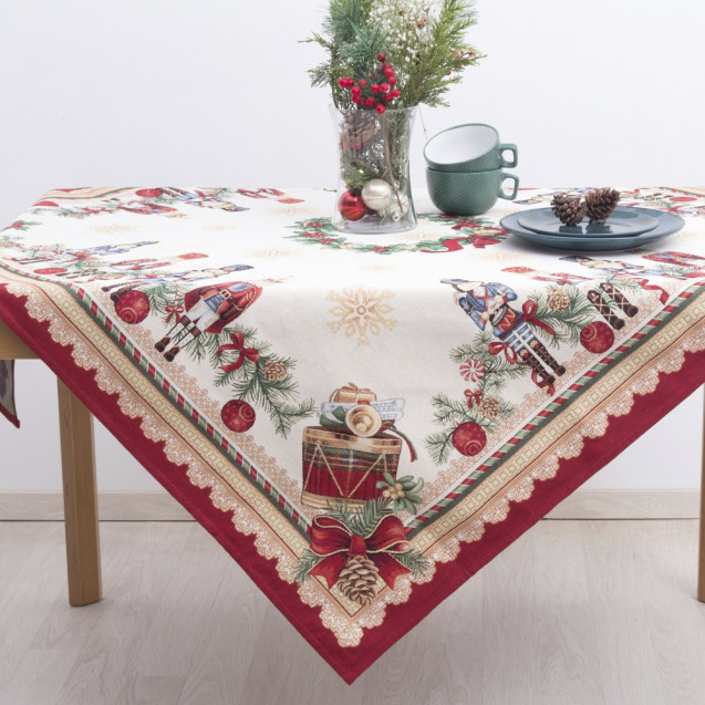 Τραπεζομάντηλο Dimeco 140Χ220 8945 Red