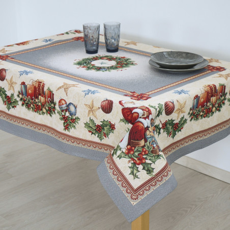 Τραπεζομάντηλο Dimeco 140Χ220 8930 Silver