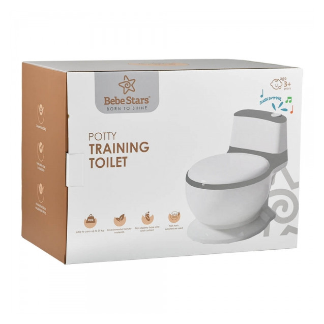 Γιογιό Bebe Stars Toilet Grey 53-186