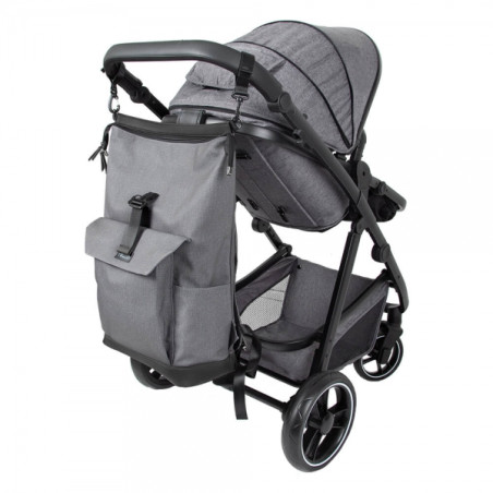 Τσάντα πλάτης - Αλλαξιέρα Bebe Stars Black 595-188