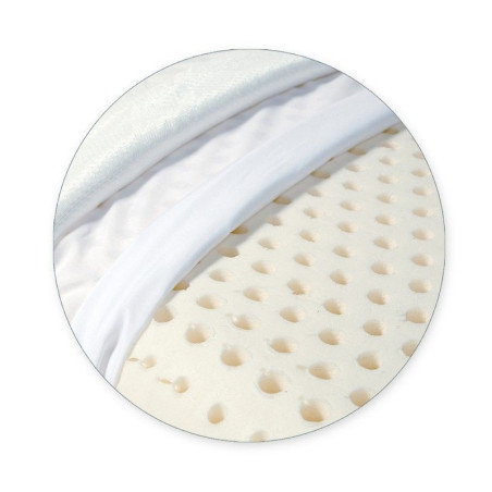 Μαξιλάρι ύπνου Latex ορθοπεδικό μέτριο Nef-Nef 65x45