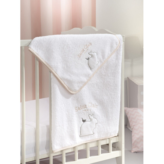 Σετ Πετσέτες 2 Τμχ Saint Clair Bebe Lapin Pink