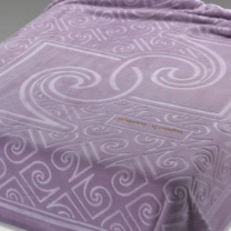 Κουβέρτα Βελουτέ Υπέρδιπλη Pierre Cardin Nancy 656/21 Lila 220x240