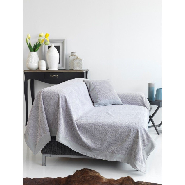 Ριχτάρι Πολυθρόνας Venice Silver Sb Home 180Χ160