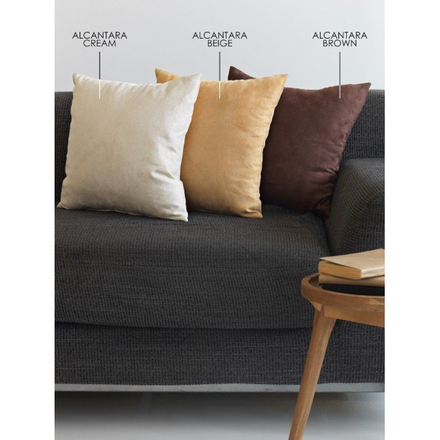 Μαξιλαροθήκη Alcantara Cream Sb Home 45X45