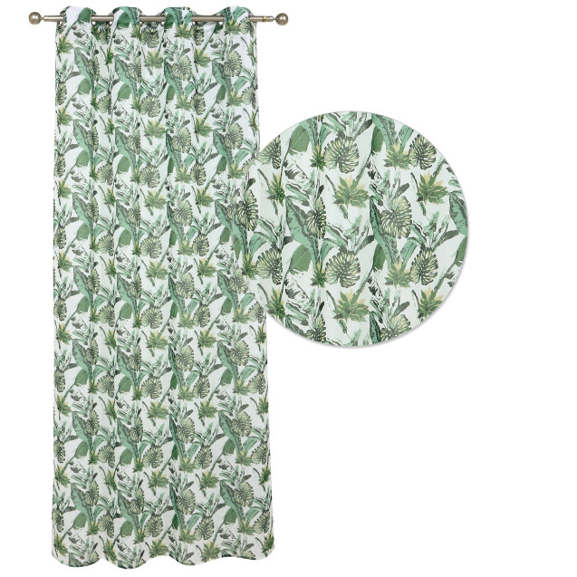 Κουρτίνα με Κρίκους Das Home 2178 140x260