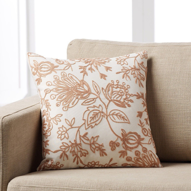 Μαξιλαροθήκη Διακόσμησης Κεντημένη Gofis Home...