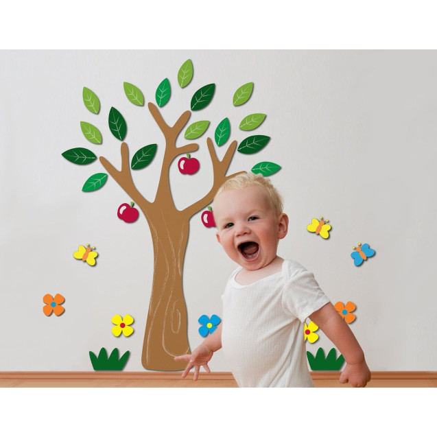 Αυτοκόλλητα Αφρώδη Ango Apple Tree Large 18001