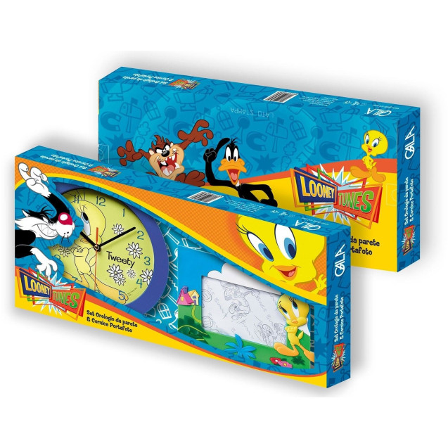 Σετ Ρολόι Τοίχου & Κορνίζα Ango Tweety H239