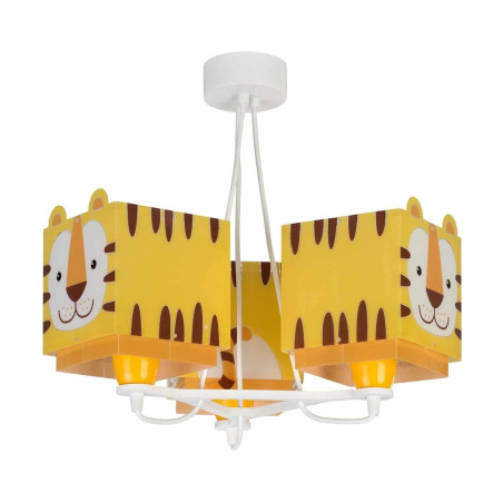 Παιδικό Φωτιστικό Οροφής Τρίφωτο Ango Little Tiger 64567