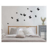 Αυτοκόλλητα 3D Πολυπροπυλενίου Ango Black Butterflies 24002