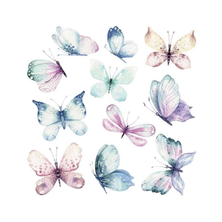 Αυτοκόλλητα Βινυλίου Για Τοίχο Medium Ango Watercolour Butterflies 54117