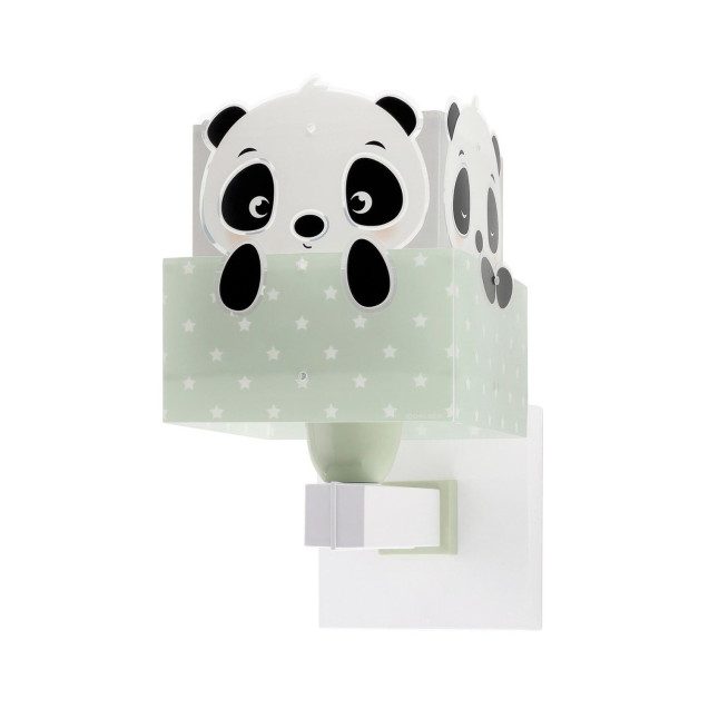 Παιδική Απλίκα Τοίχου Ango Panda Green 63169 H
