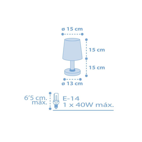 Παιδικό Πορτατίφ Ango Starlight Blue 82211 T