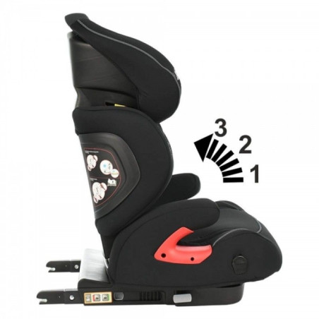 Κάθισμα Αυτοκινήτου Bebe Stars Magic Isofix Grey 942-186 15-36kg