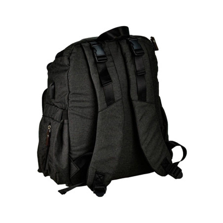 Τσάντα Αλλαξιέρα Πλάτης Bebe Stars με USB Graphite 590-188