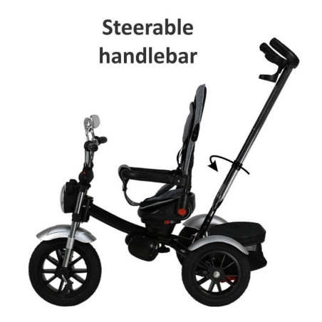 Ποδηλατάκι Τρίκυκλο Bebe Stars Chopper 6 in 1 Black 814-188