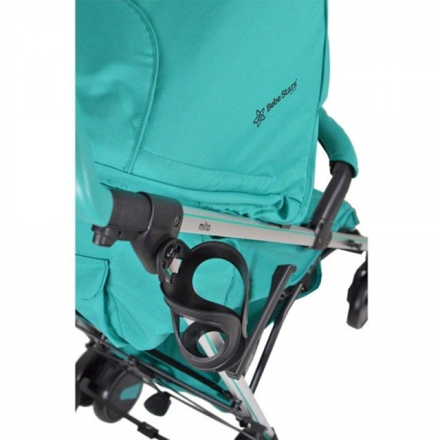 Καρότσι Bebe Stars Mito Aqua με Ποδόσακο 182-181